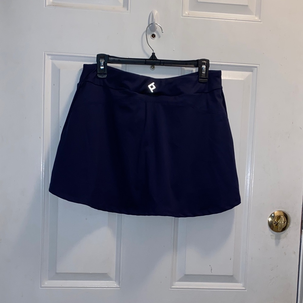 Chic Dark Blue Mini Skort - Picture 6 of 9